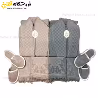 سرویس حوله عروس و داماد 10تکه ژاکارد برجسته برند MURDUM