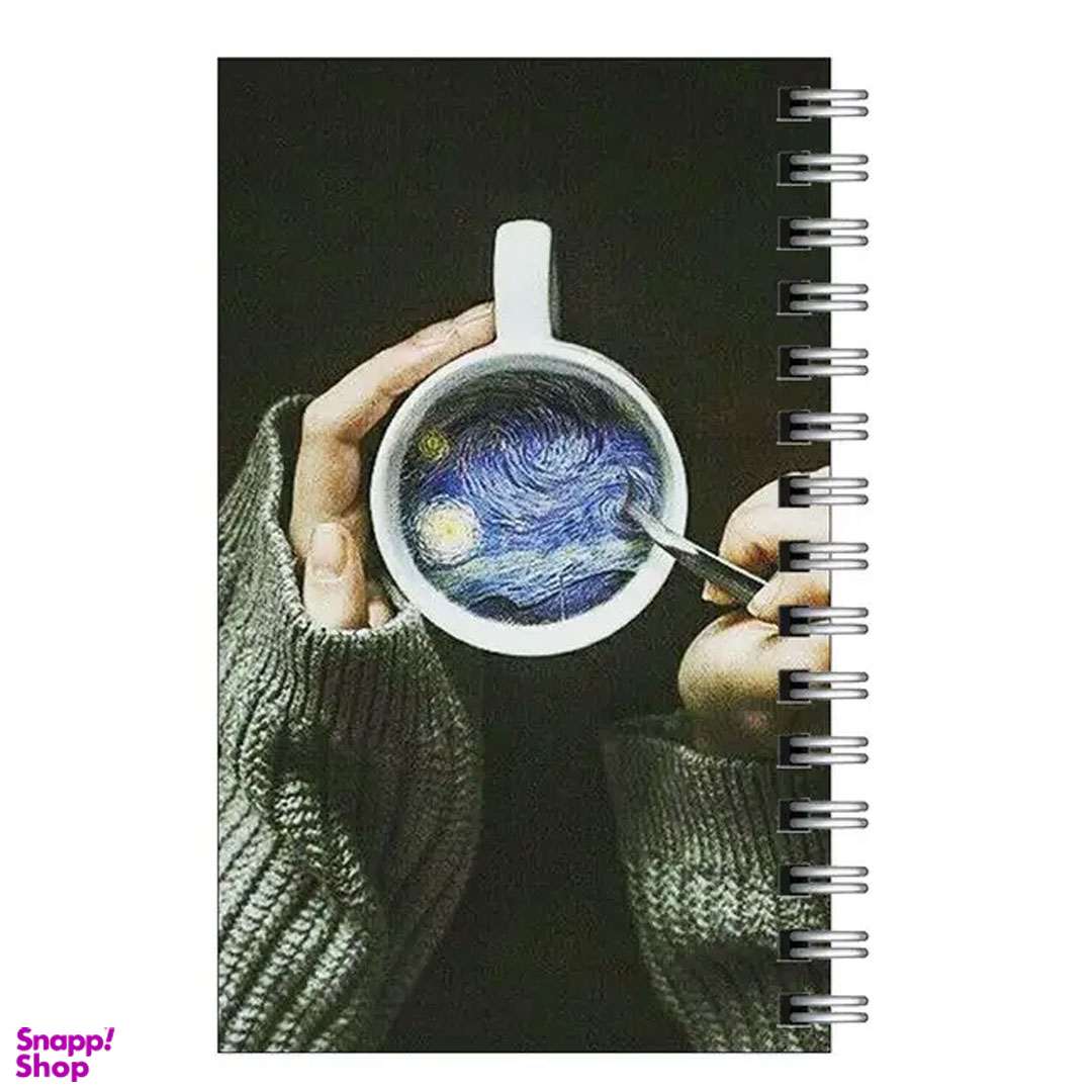 دفترچه یادداشت 60 برگ مدل To Do List طرح نوشیدنی شب ستاره باران کد 5722224