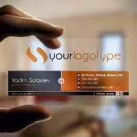 چاپ 1000 عدد کارت ویزیت لیبل شیشه ای یک رو 8.5x4.8 سانتی متر 