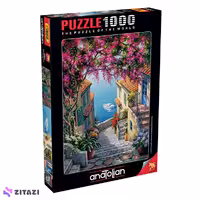 پازل 1000 تکه آناتولین طرح Coastal Stairs کد 1088 Anatolian