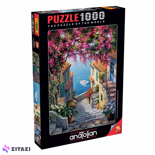 پازل 1000 تکه آناتولین طرح Coastal Stairs کد 1088 Anatolian