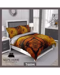 سرویس لحاف روتختی یک نفره 5 تکه نوپه هوم Nopehome طرح مدرن کد T6094