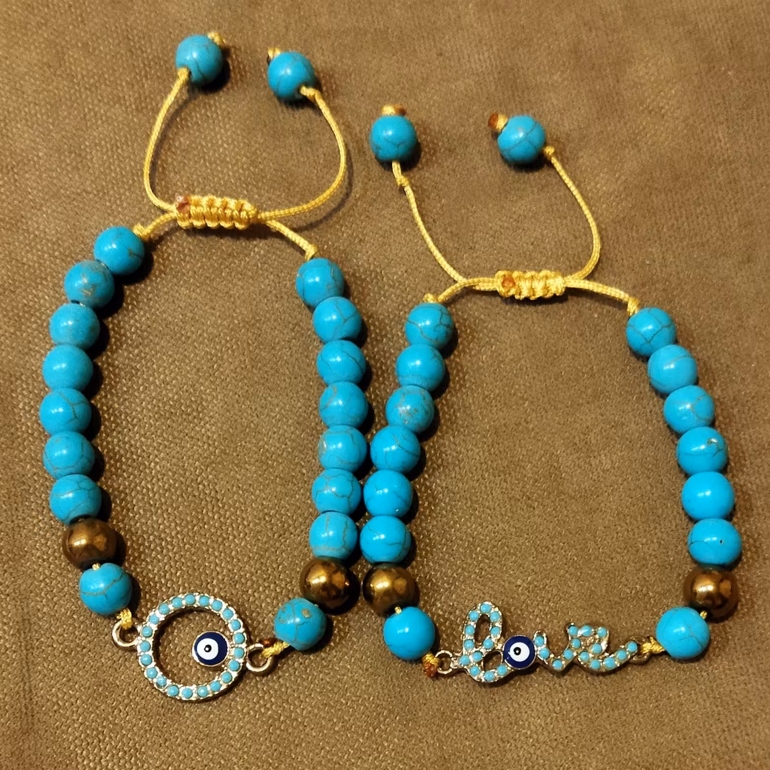 دستبند فیروزه و چشمنظر
