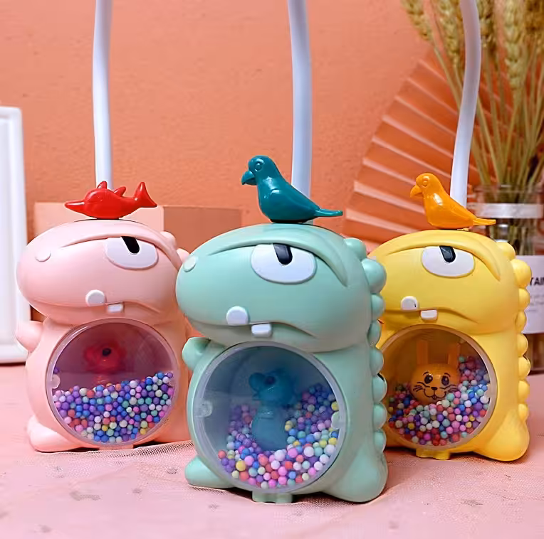 چراغ مطالعه و خواب طرح دايناسور