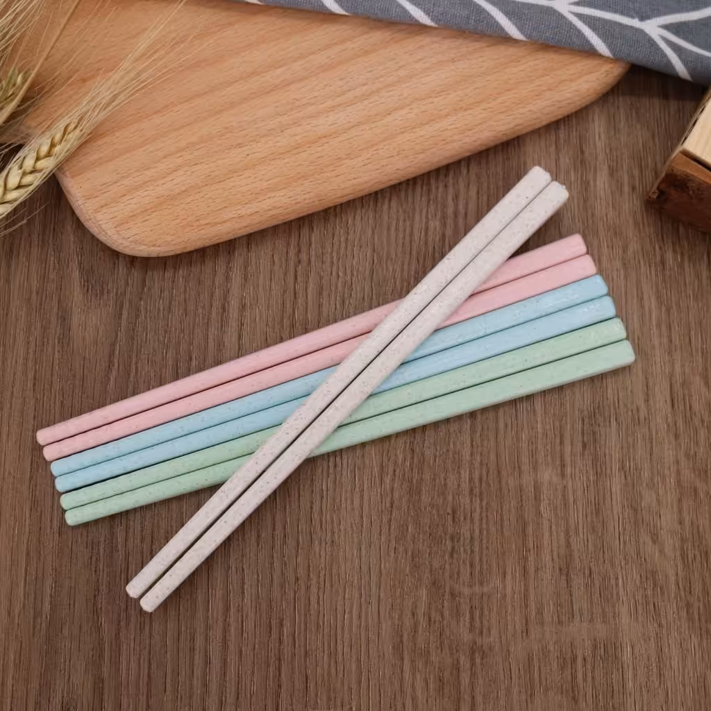 چاپستیک ملامین رنگ صورتی 