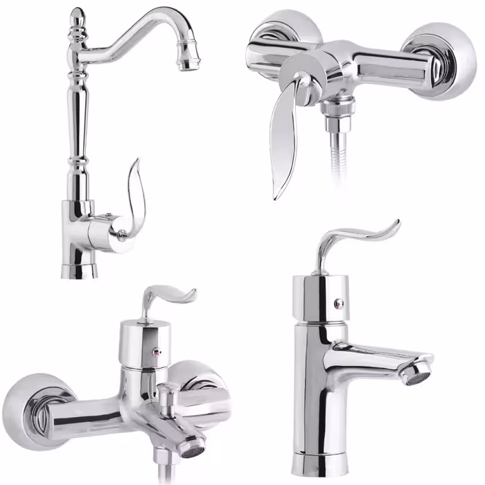 سن شیرالات رز مدل اسمارت کروم مجموعه 4 عددی