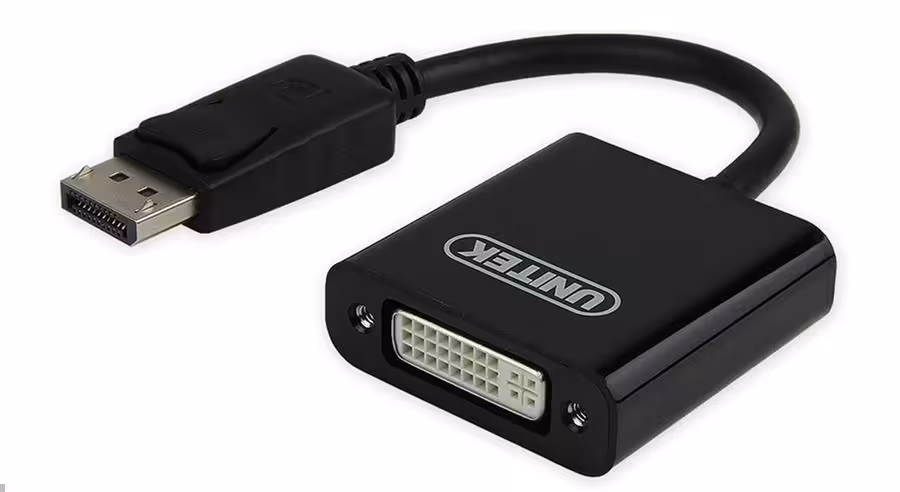 مبدل DisplayPort به درگاه ماده DVI یونیتک مدل Y-5118AA