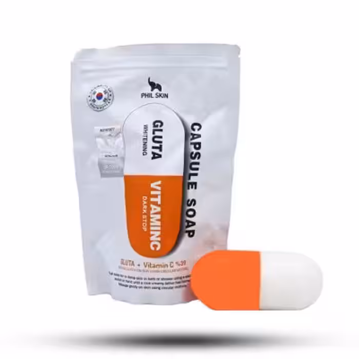 صابون کپسولی فیل اسکین Phil Skin حاوی ویتامین سی 105 گرم