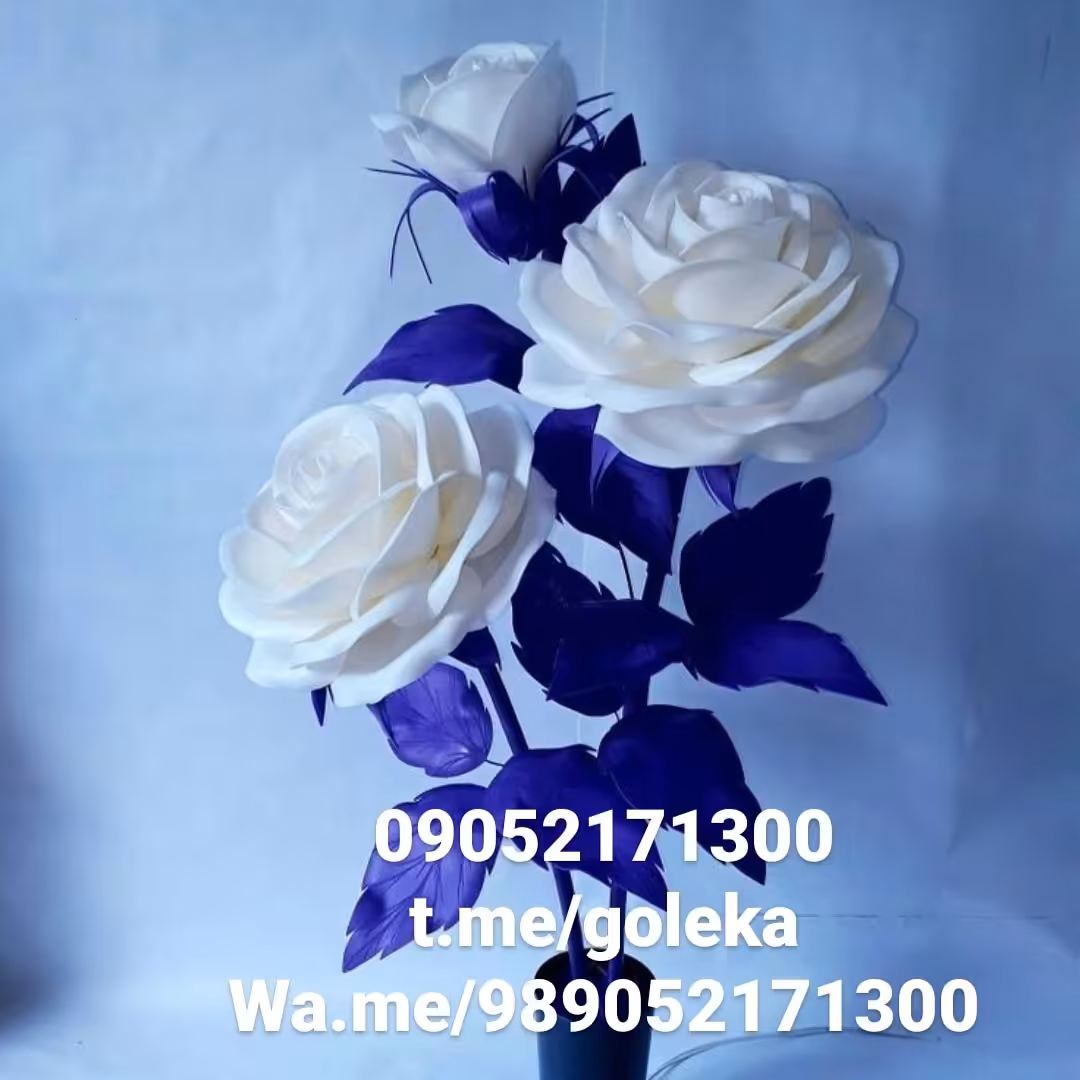 گل فومی بزرگ پایه دار