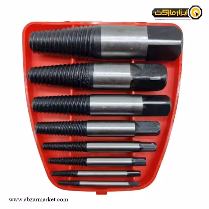 ست قلاویز دستی چپ گرد درجه یک 8 عددی