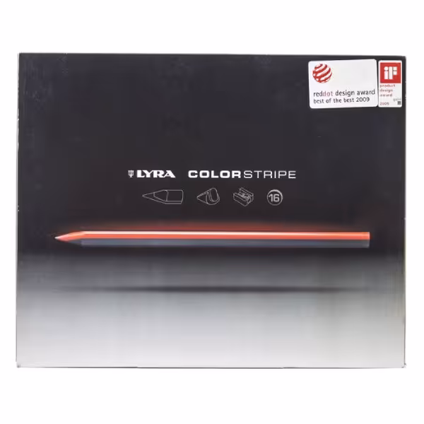 مداد رنگی حرفه ای لیرا 16 رنگ مدل Lyra Color Stripe