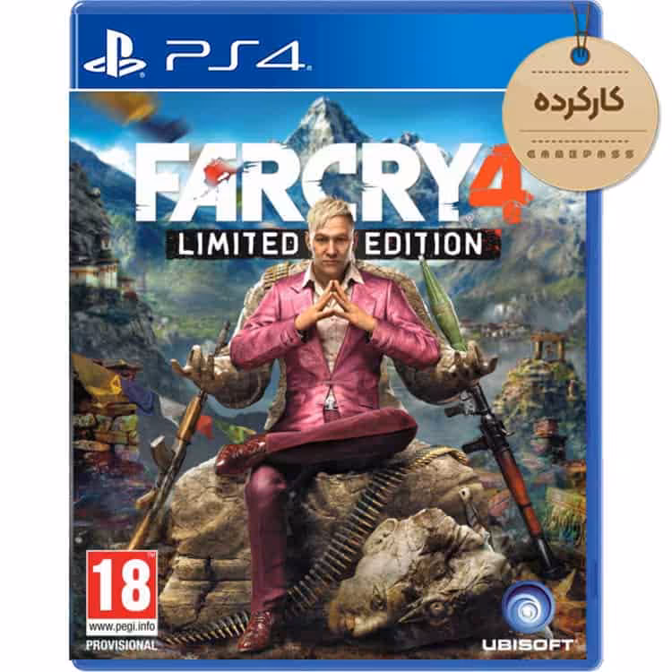 دیسک بازی Far Cry 4 Limited Edition کارکرده – مخصوص PS4