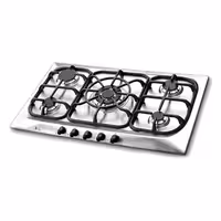 اجاق گاز صفحه ای اخوان 5 شعله سری گیتا مدل Gi42