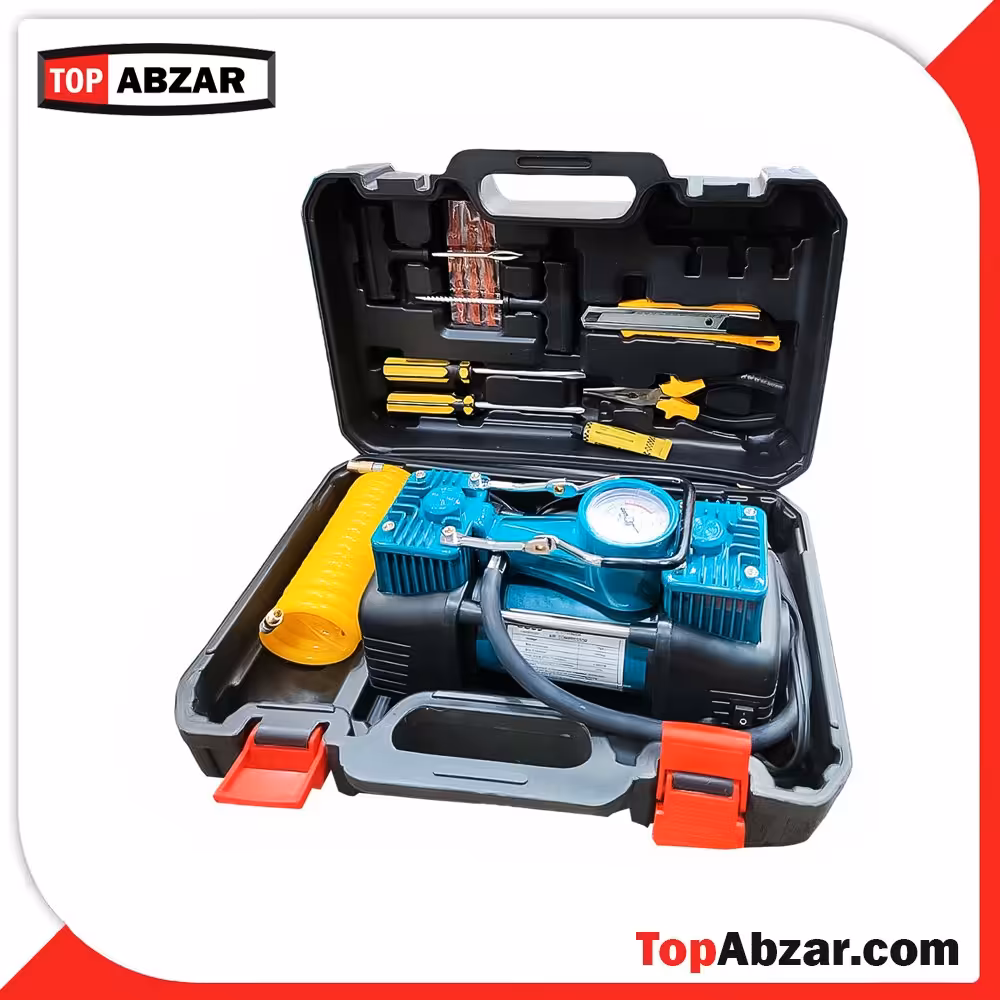 کمپرسور فندکی باس دو سیلندر(ارسال توسط تیپاکس و پس کرایه است)