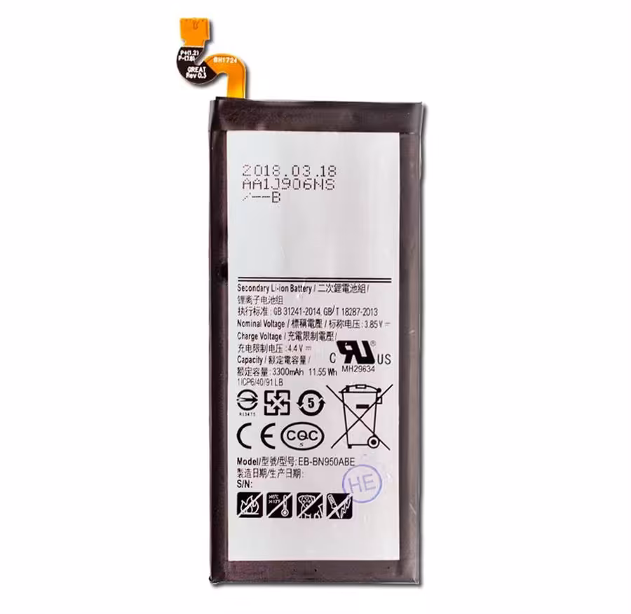 باتری موبایل سامسونگ مدل BN950ABE با ظرفیت 3300mAh مناسب برای  Samsung Galaxy Note 8