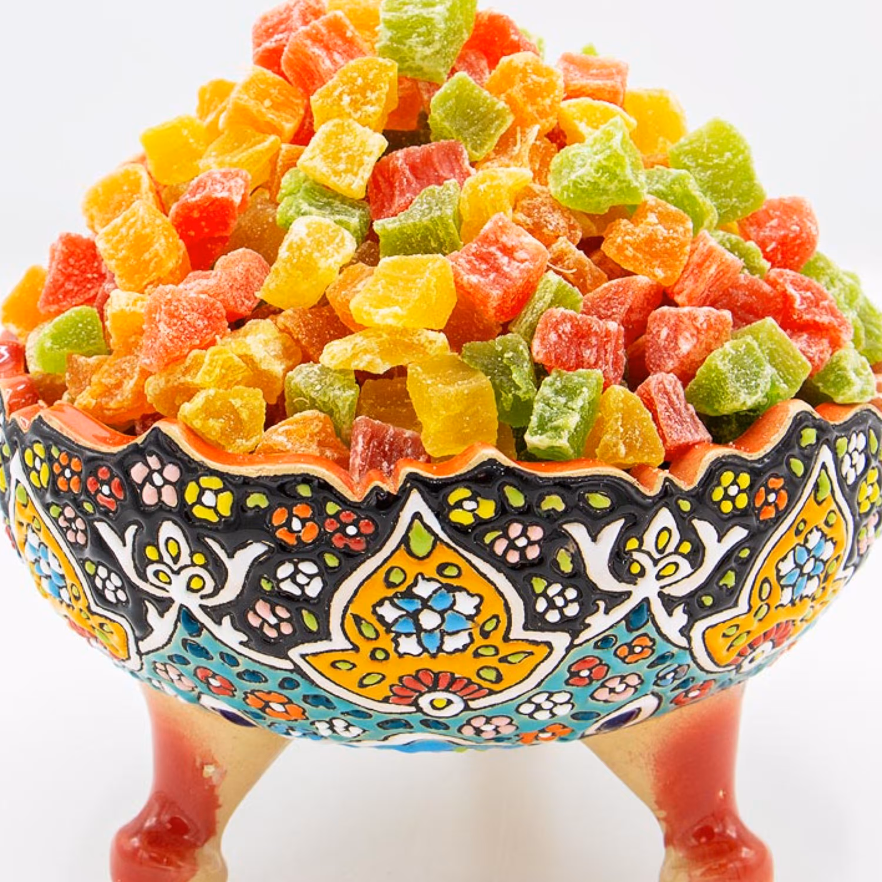 چیپس اناناس رنگی تازه 250 گرمی