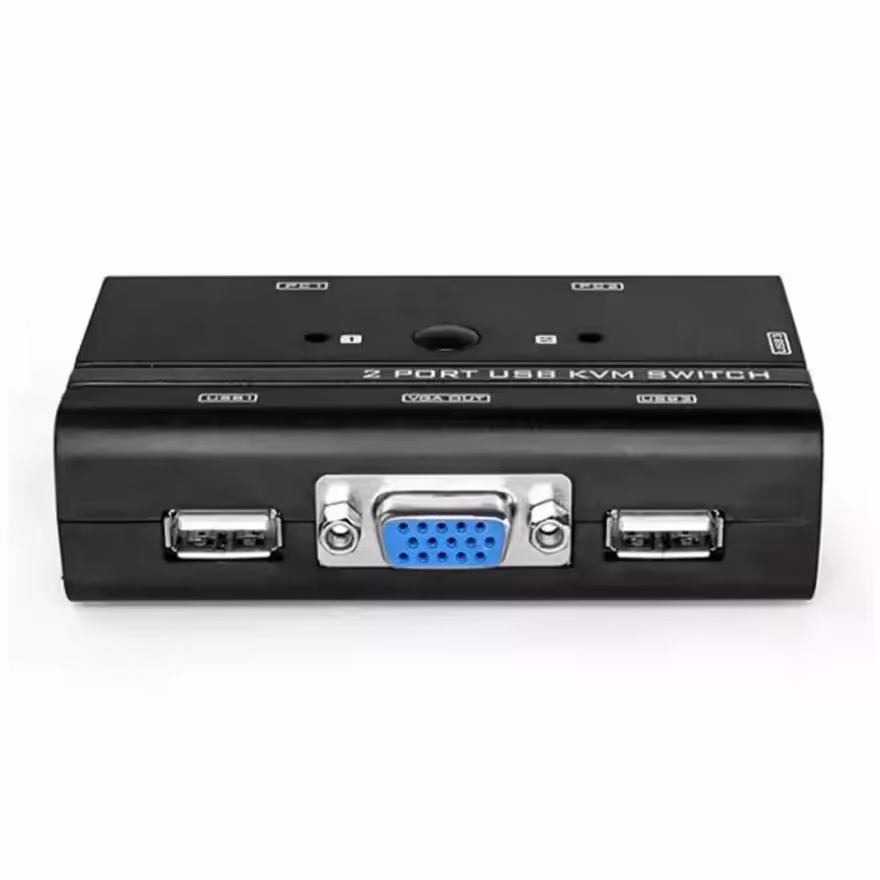 سوئیچ کی وی ام 2 پورت USB دی نت MT260KL