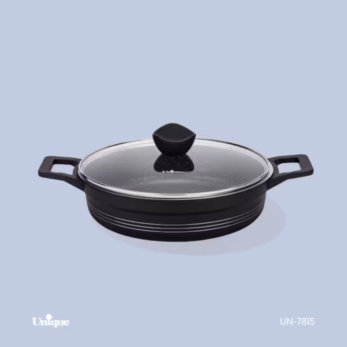 تابه دودسته چدن گرانیت سایز 28 یونیک کد 7815