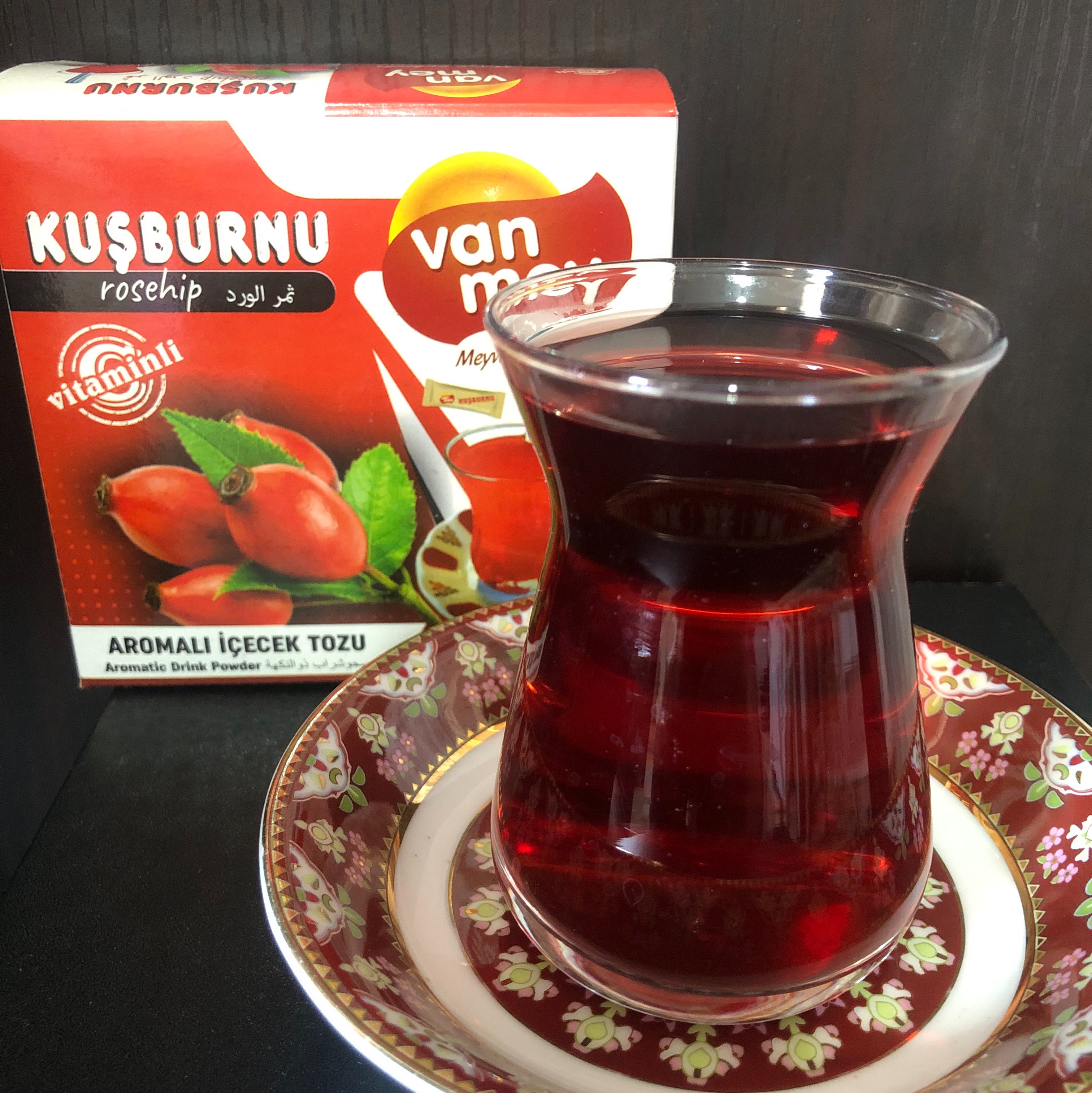 دمنوش  ذغال اخته وان می (van mey) ساخت کشور ترکیه - بسته 50 تایی 