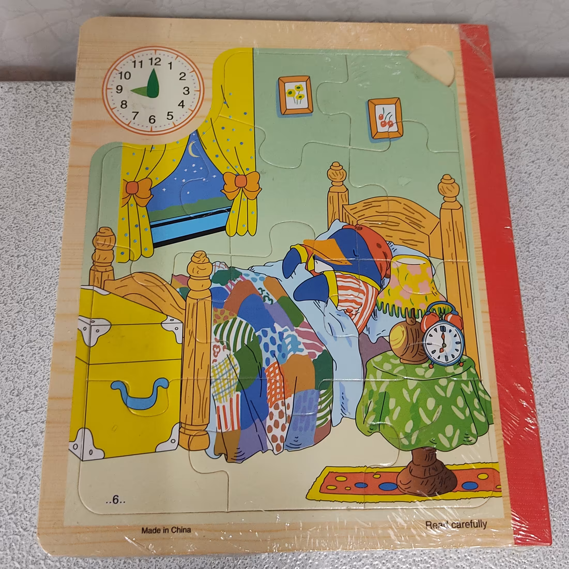 پازل سه ورقی چوبی در اندازه 14در17