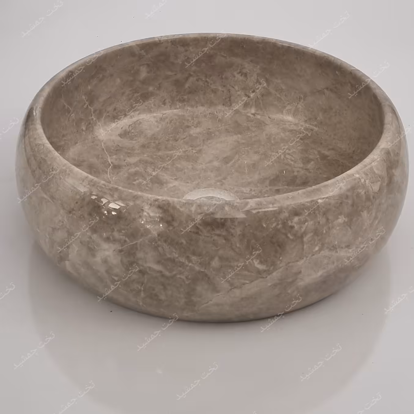 کاسه روشویی سنگ پرشین رنگ طوسی 