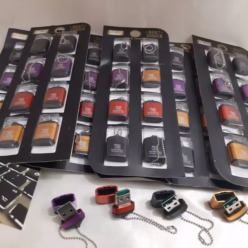 رم ریدر جنس بدنه فلزی رنگبندی   طلایی قرمز  بنفش مشکی