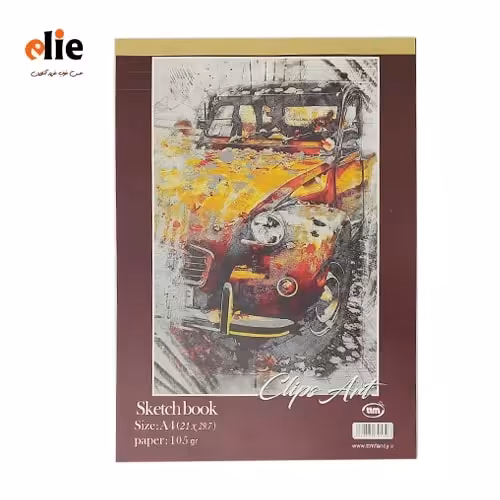 دفتر طراحی کلیپس سایز A4