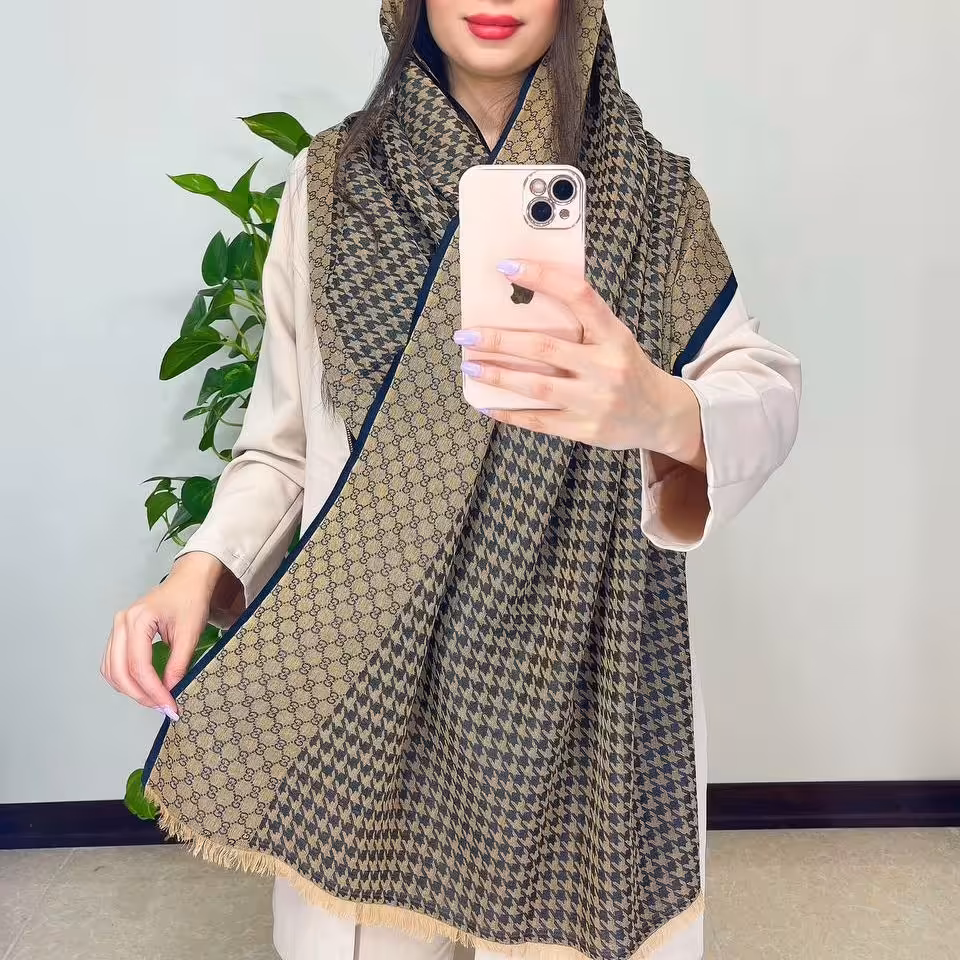 شال نخی ژاکارد
