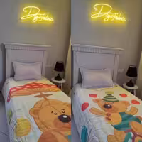 لحاف یک نفره طرح خرس