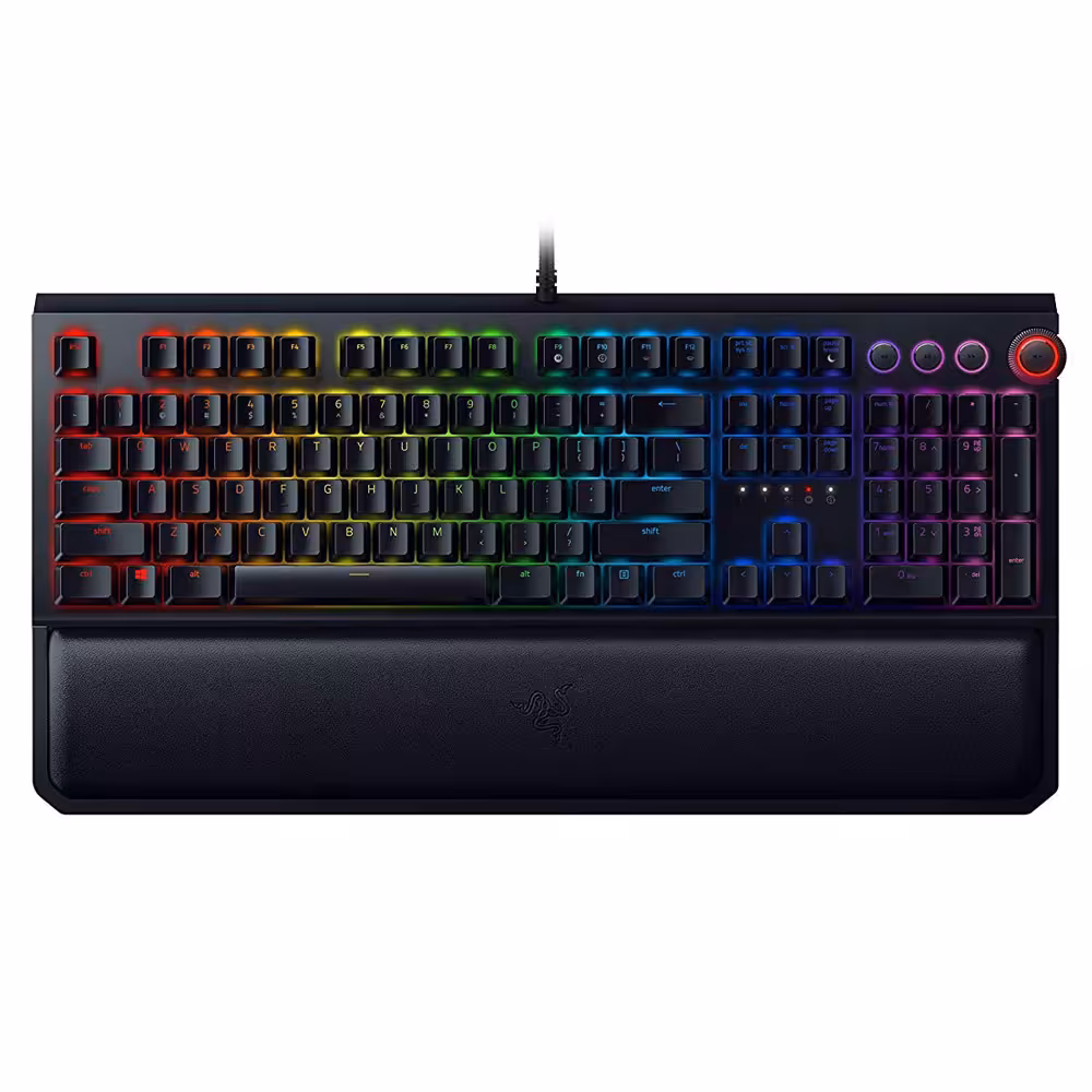 قیمت و خرید کیبورد گیمینگ باسیم ریزر مدل BlackWidow Elite Green Switch | یاس ارتباط