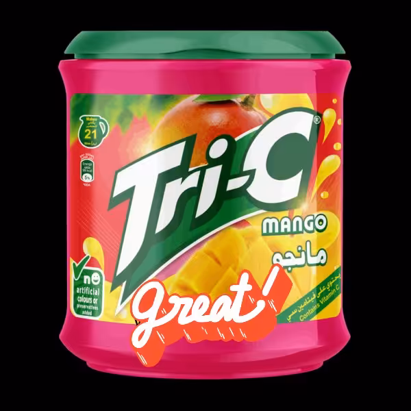 پودر شربت ترایسی با طعم انبه 900 گرمی 