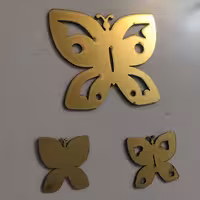 تاپر  پروانه مولتی استایل درجه یک پک 100 تایی تزیین کیک