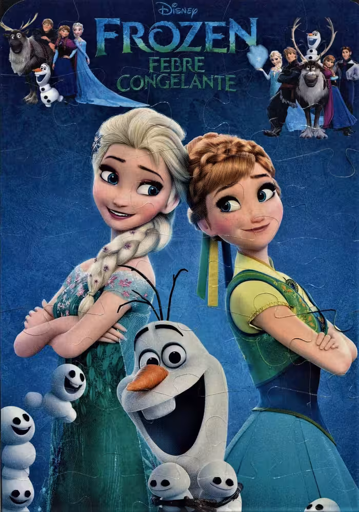 کتاب پازل فومی فروزن