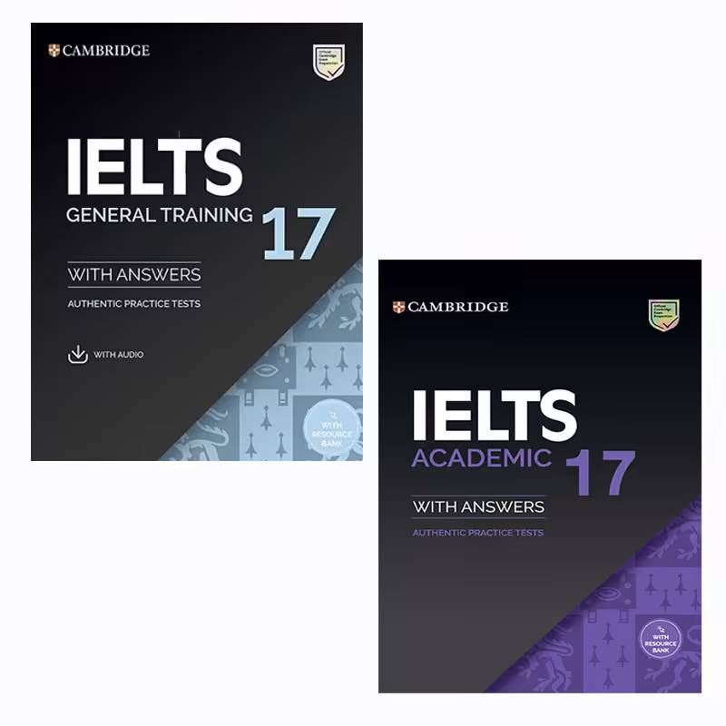 کتاب IELTS 17  اثر جمعی از نویسندگان انتشارات کمبریدج 2 جلدی