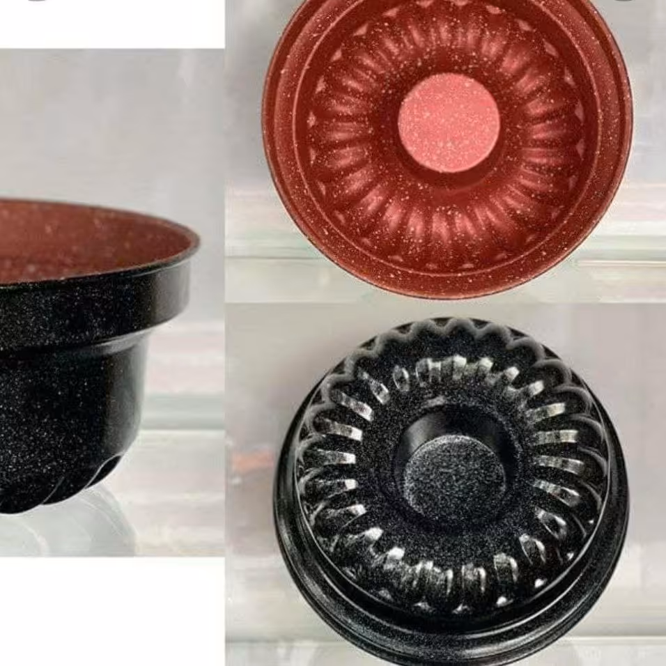 قالب کیک طرح رز گرانیت نچسب با کیفیت