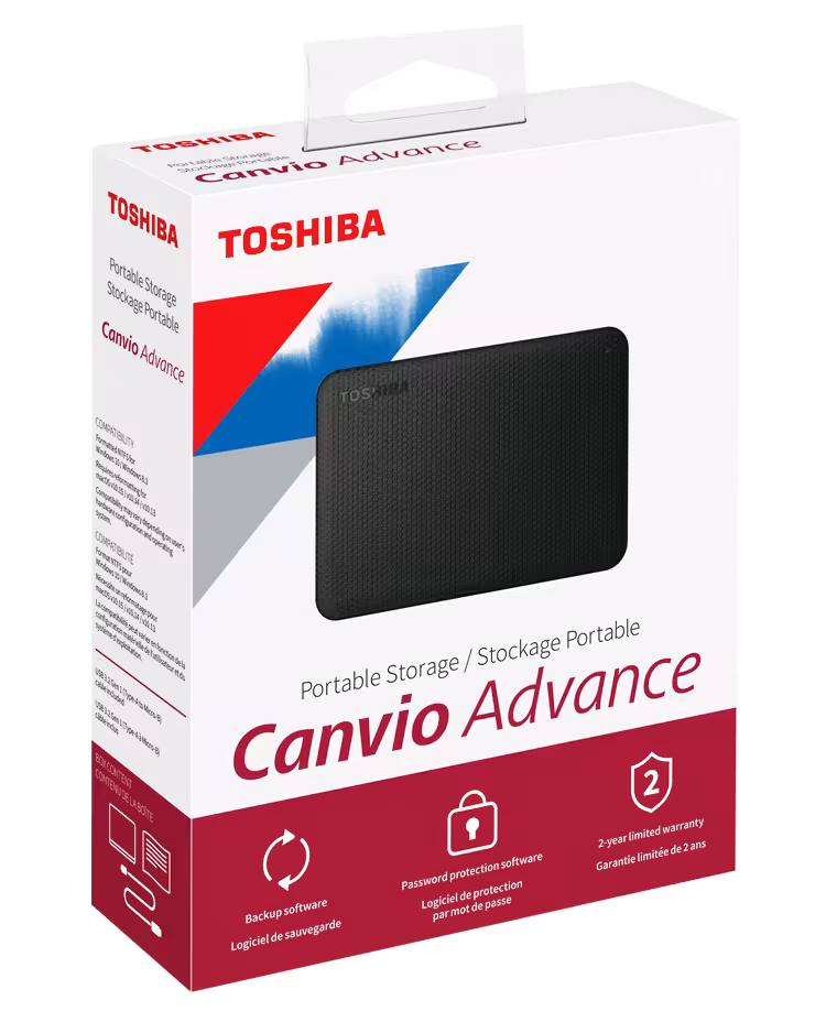 هارد اکسترنال توشیبا مدل Canvio Advance ظرفیت 1 ترابایت