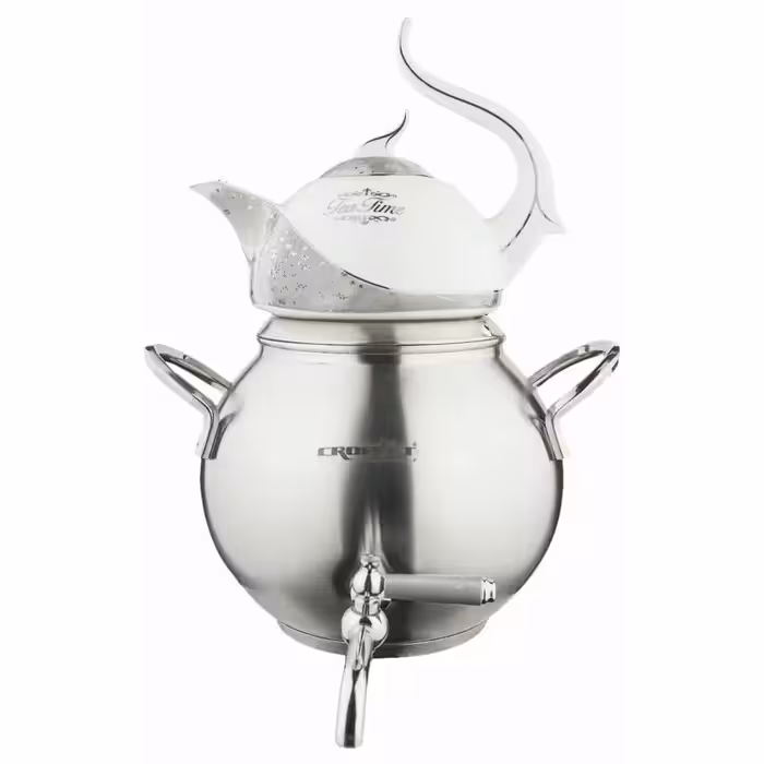 ست کتری و قوری کروپ ست مدل کیانا استیل مات کد 1801