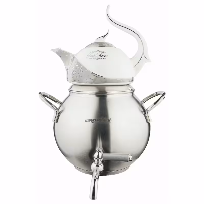 ست کتری و قوری کروپ ست مدل کیانا استیل مات کد 1801