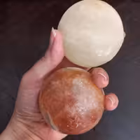 گوی سنگ نمک ماساژ قطر 6 سانت 2 عددی