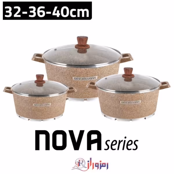 سرویس قابلمه 6 پارچه زیو مدل Z-8400-40