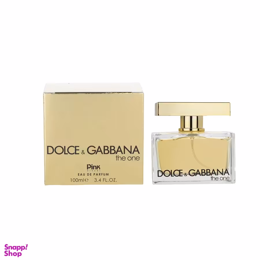 ادوپرفیوم زنانه پینک ویژوآل مدل DOLCE GABBANA The One