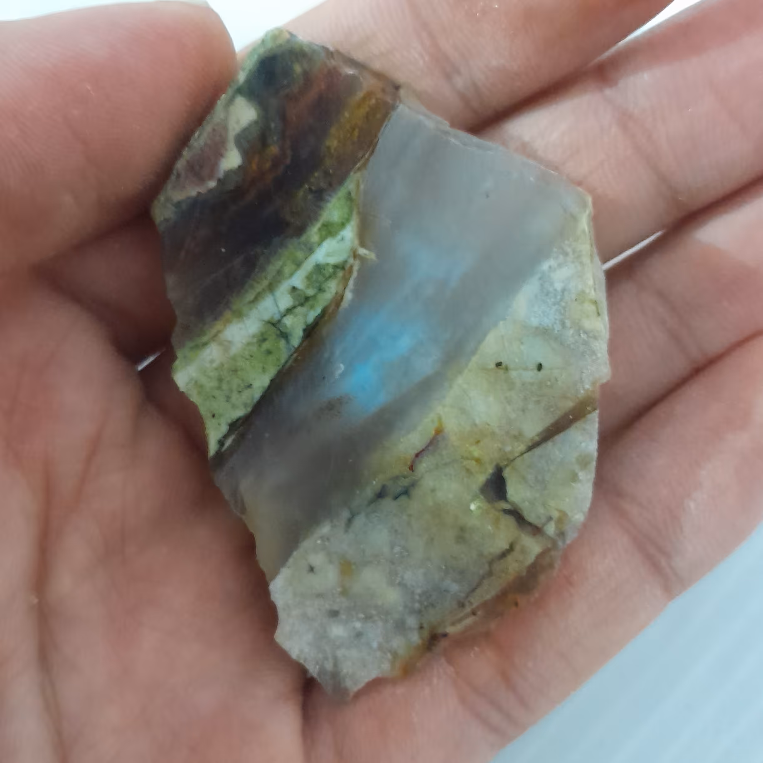 اسلایس سنگ عقیق منظره کد 144