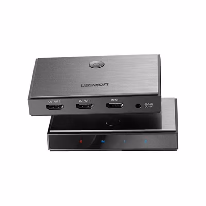 اسپلیتر دو پورت HDMI یوگرین مدل CM186-50707