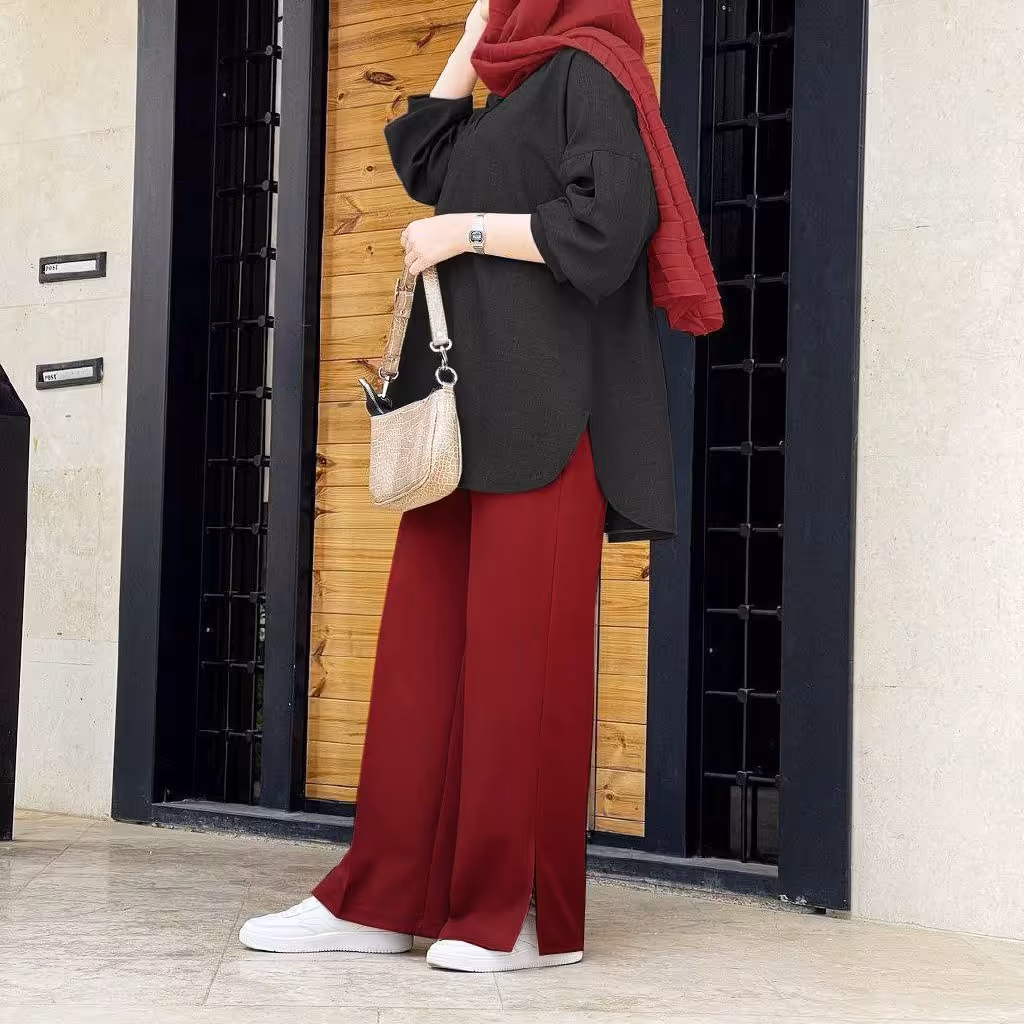 دو تکه مانتوشومیزی و شلوار زنانه ست مانتو شلوار دخترانه و زنانه