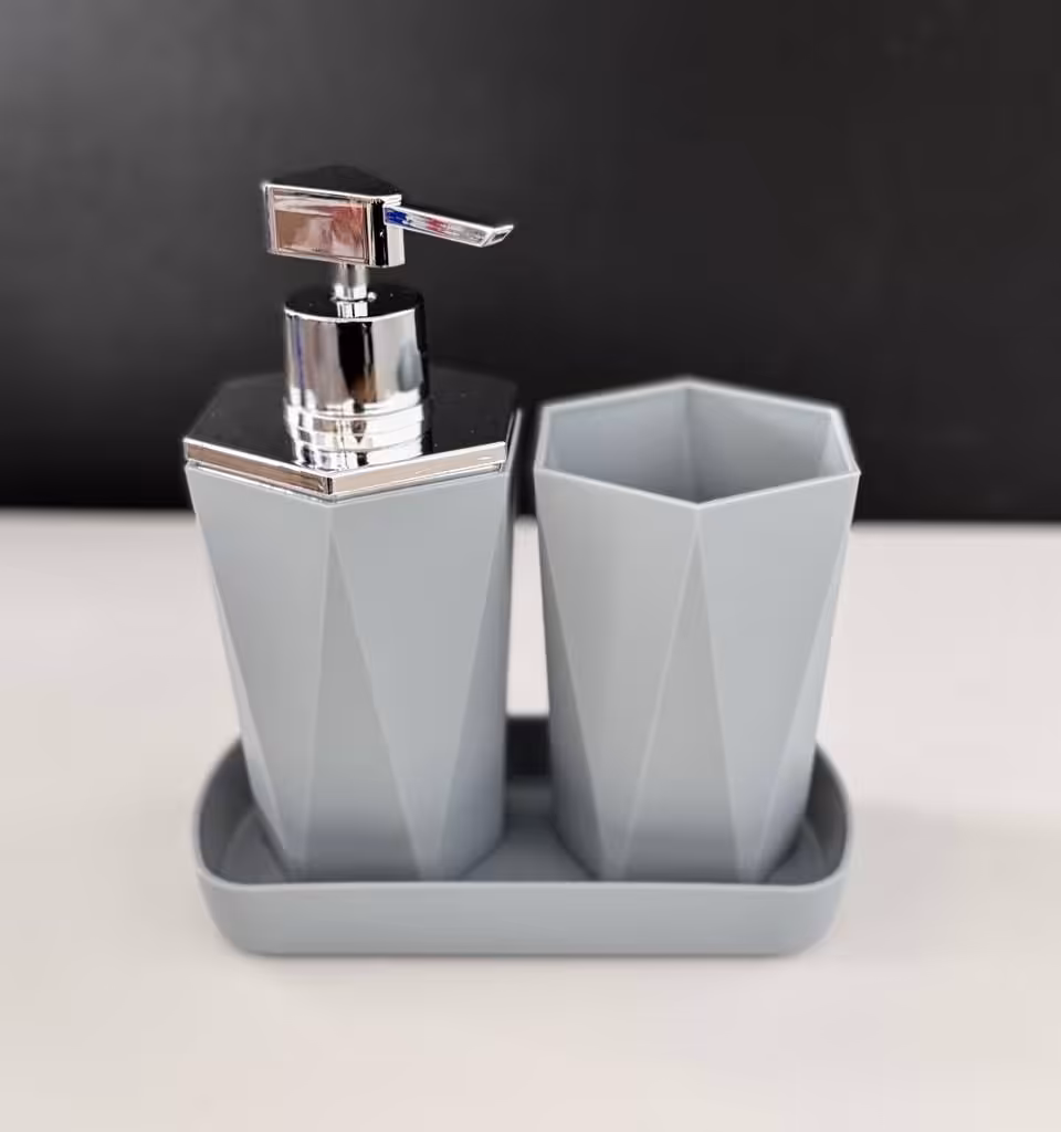 ست جا مایعی دو  پارچه استنددار