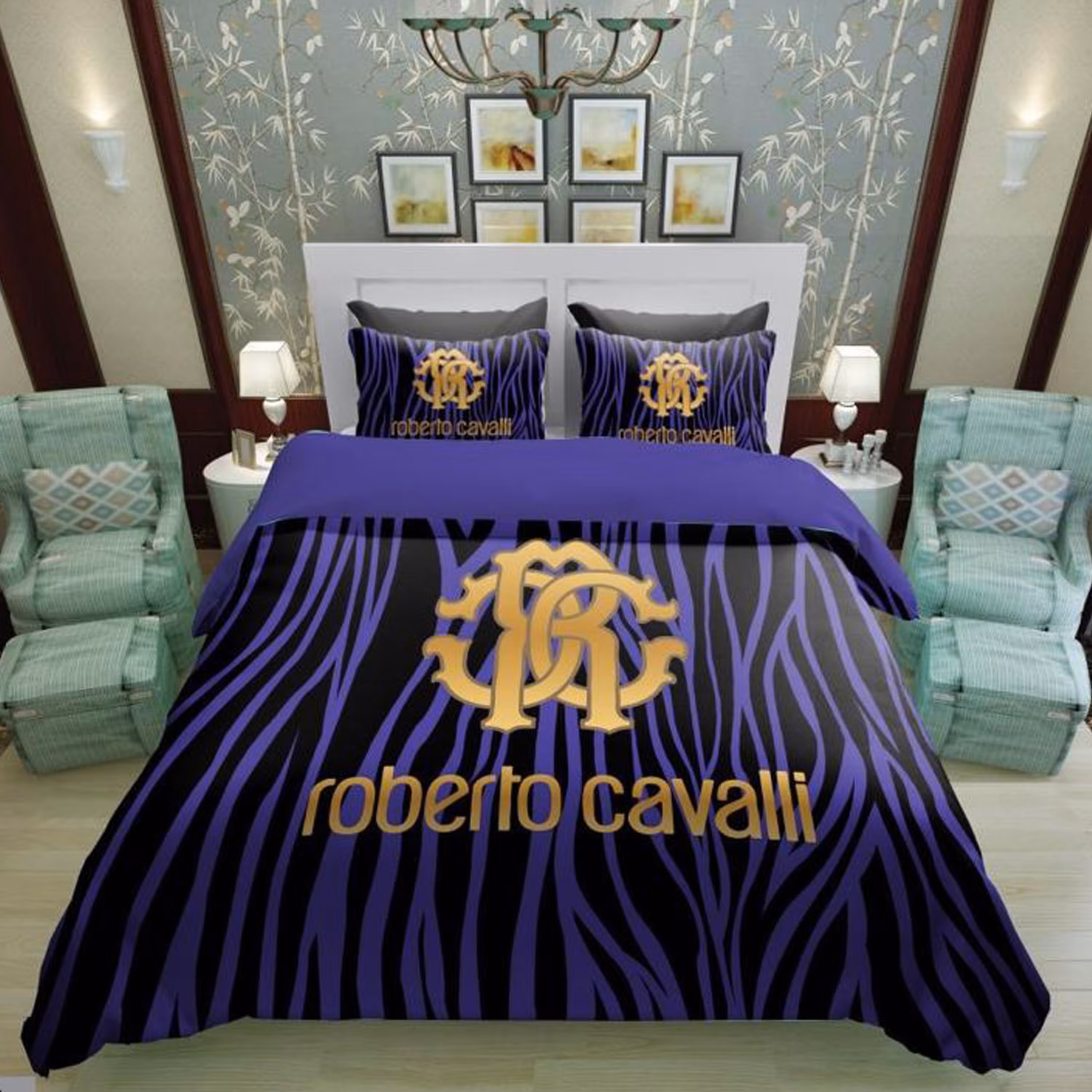 سرویس روتختی 1 نفره تنسل چاپی برندترک لند (Turk Land)  کد rs 31