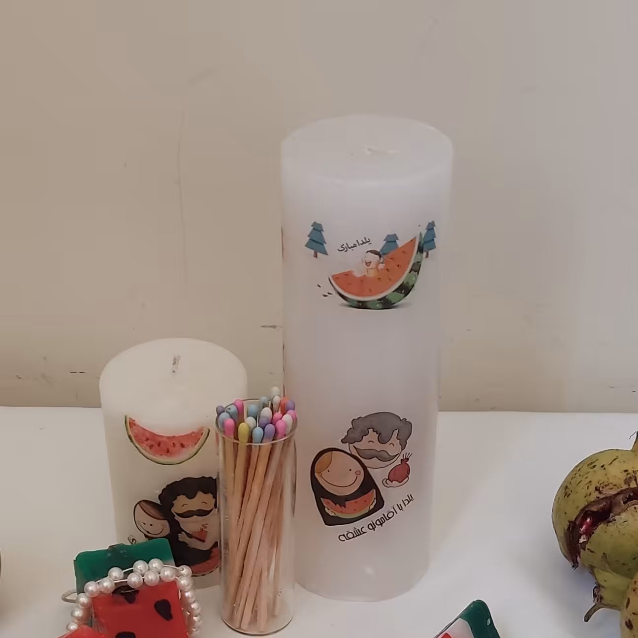 ست دو عددی شمع یلدایی