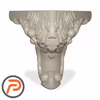 پایه ABS یال شیری 14سانتیمتر
