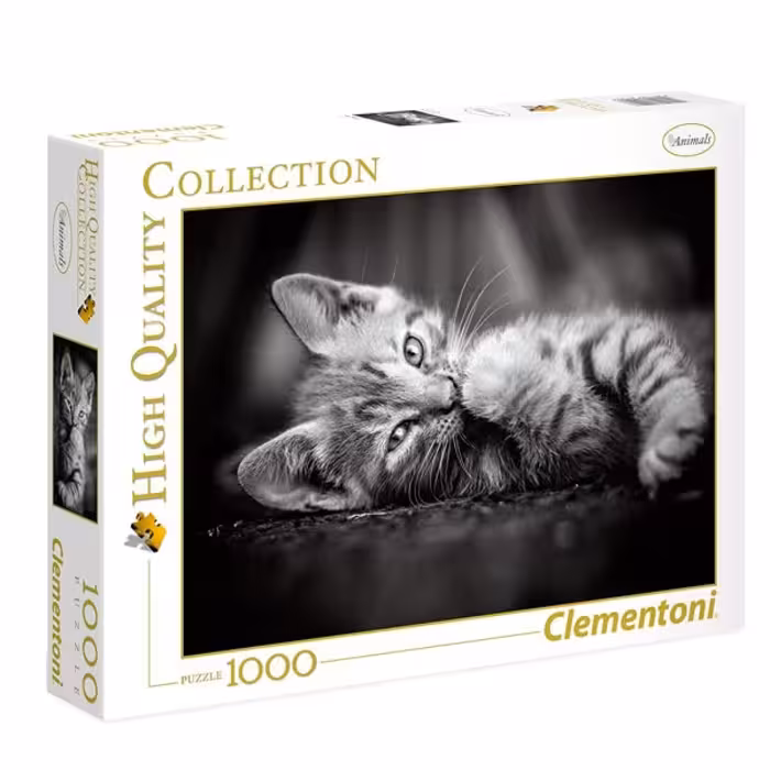 پازل 1000 تکه کلمنتونی مدل kitty کد 39422