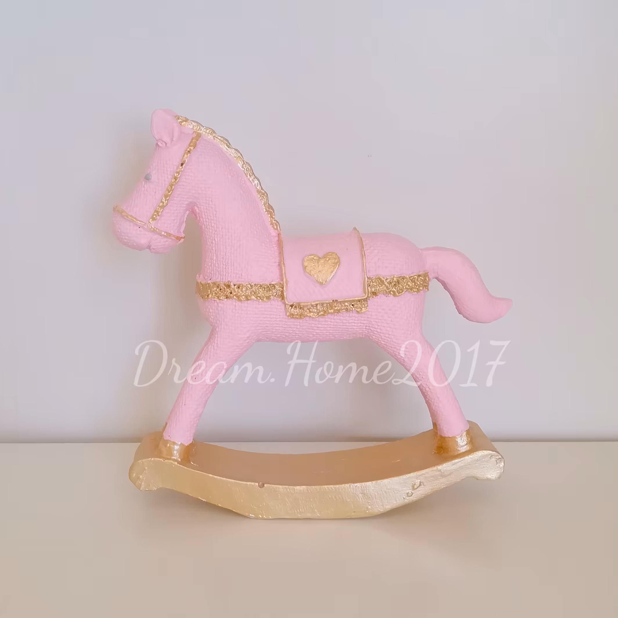 مجسمه اسب راکر دکوری فانتزی پلی استر اسب طرح انگلیش هوم